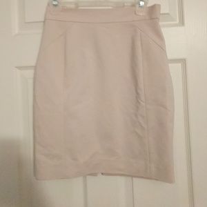 Tan pencil skirt